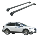 Für Mazda CX-9 (TB) 2007–2015, Dachträgersystem, Träger, Querträger, Aluminium, abschließbar, hochwertige Metallhalterung, schwarz-1