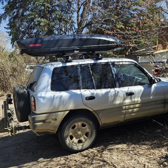 For Toyota RAV4 1994-2006 Roof Rack Cross Bars Fix Pro Silver