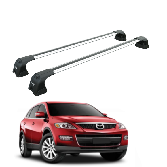 For Mazda CX-9 TB 2007-2015 Roof Rack Cross Bars Fix Point, Silver