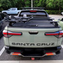 For Hyundai Santa Cruz Bed Rack Cross Bars Roof Rack 3qty, Black-4