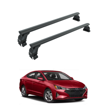 For Hyundai Elantra 2015-2020 Roof Rack Cross Bars Normal Roof Black