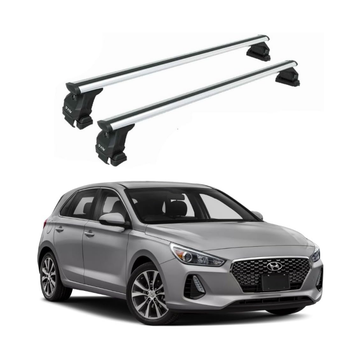 For Hyundai Elantra HB 2018-2020 Roof Rack Cross Bars Normal Roof Silver