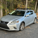 For Lexus CT 200H (2011-2017) Roof Rack Cross Bars Normal Roof Pro 4, Silver-7