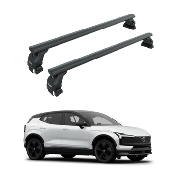Für Volvo S90 2016- Up Dachträger Querstange Metallhalterung Normales Dach Alu Silber