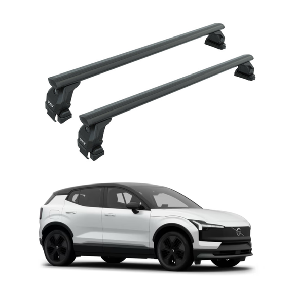 Für Volvo S90 2016- Up Dachträger Querstange Metallhalterung Normales Dach Alu Silber