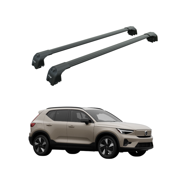 Für Volvo S90 2016- Up Dachträger Querstange Metallhalterung Normales Dach Alu Silber