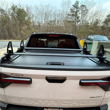 Toros Bed Rack for Hyundai Santa Cruz (2022-2026) - Bed Rail Compatible Black - 0