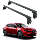 444. Kompatibel mit abschließbaren Aluminium-Dachträgern für Fahrzeuge mit Standarddach Toros Pro 4 Black-1