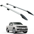 For Volkswagen Amarok 2010-2021 Aluminium Roof Rack Rails Side Bars, Silver-1