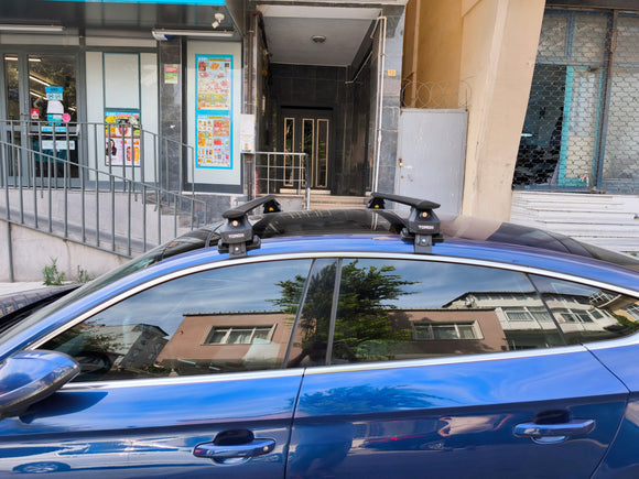 444. Kompatibel mit abschließbaren Aluminium-Dachträgern für Fahrzeuge mit Standarddach Toros Pro 4 Black