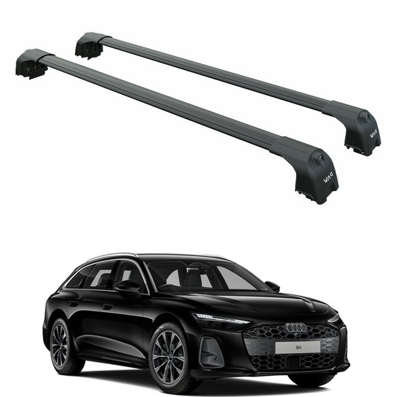 For Audi A6 Avant C9 Roof Rack Cross Bars - Aluminum Flush Rail System (2018-2024)