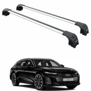 For Audi A6 Avant C9 Roof Rack Cross Bars Silver - Aluminum Flush Rail System (2018-2024)-1