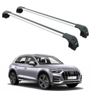 For Audi Q5 Sportback 2021-2025 Roof Rack Cross Bars Flush Rails Alu Silver-1