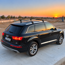 Für Audi Q7 ab 2016 Dachträger-Dachträgersystem, Aluminium-Querstange, Metallhalterung, bündige Schienen, Silber-17
