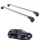 For Audi A6 C8 Allroad 2019-2025 Roof Rack Cross Bars Raised Rails Silver-1