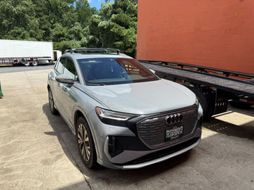 For Audi Q5 Sportback 2021-2025 Roof Rack Cross Bars Flush Rails, Black - 0