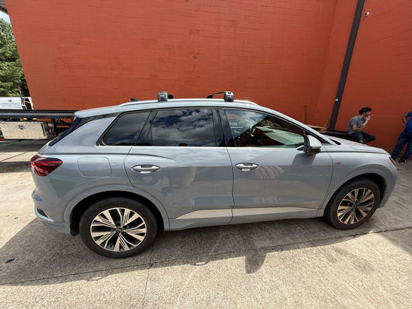 For Audi Q4 Roof Rack Cross Bars Flush Rails, Paw Pro 2, Black