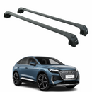 For Audi Q4 Roof Rack Cross Bars Flush Rails, Paw Pro 2, Black-1