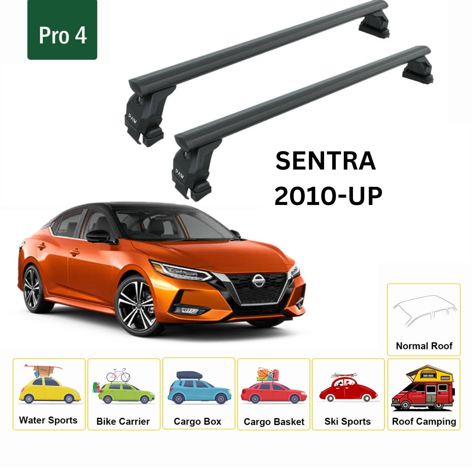Nissan sentra best sale roof rack