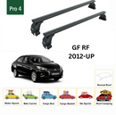 For Mitsubishi Mirage G4 2012-2024 Roof Rack Cross Bars Normal Roof Alu Black-2