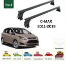 For Ford C-Max (C344) 2011-2019 Roof Rack Cross Bars Normal Roof Alu Black-2