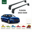 For Ford Fusion (Gen 2) 2013-2020 Roof Rack Cross Bars Normal Roof Alu Black-2
