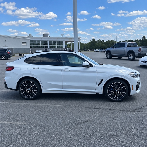For Bmw X4 (G02) 2018-Up Roof Rack Cross Bars Flush Rail Black