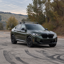 For Bmw X4 (G02) 2018-Up Roof Rack Cross Bars Flush Rail Black-5