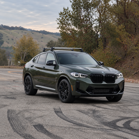 For Bmw X4 (G02) 2018-Up Roof Rack Cross Bars Flush Rail Black