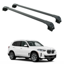 For Bmw X5 (G05) 2018-2025 Roof Rack Cross Bars Flush Rails, Black-1