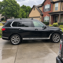 For BMW X7 (G07) 2018-Up Roof Rack Cross Bars Raised Rail Black-14