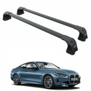 For Bmw 4 Series Coupe (G22) 2021-2025 – Roof Rack Cross Bars (Fix Point, Aluminum, Black)-1
