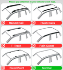 For Honda Accord (2022-2026) Roof Rack Cross Bars Normal Roof, Silver-13