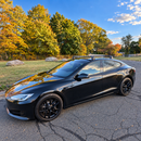 Für Tesla Model S 2015–2019, Dachträgersystem, Träger, Querträger, Aluminium, abschließbar, hochwertige Metallhalterung, Silber-10
