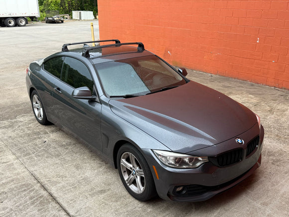 For Bmw 4 Series Gran Coupe (F36) 2014-2020 – Roof Rack Cross Bars (Fix Point, Aluminum, Silver)