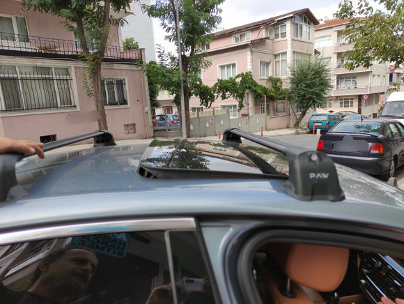 For Bmw 5 Sedan G30 (2016-2023) Roof Rack Cross Bars Fix Point, Silver