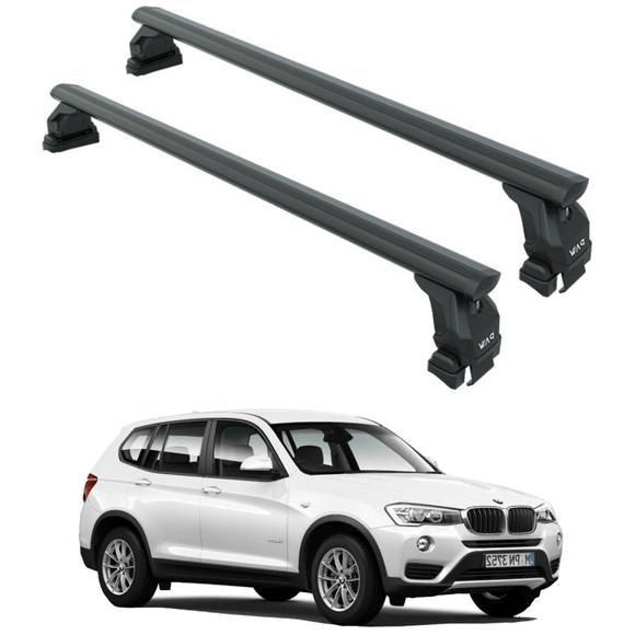 444. Kompatibel mit abschließbaren Aluminium-Dachträgern für Fahrzeuge mit Standarddach Toros Pro 4 Black