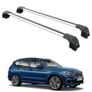 For Bmw X3 (F25) 2010-2017 Roof Rack Cross Bars Flush Rails, Silver-1