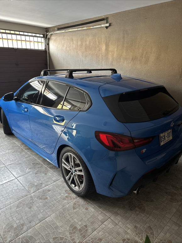 For Bmw 1 Series F20 2011-2019 Roof Rack Cross Bars Fix Point, Black