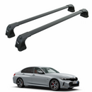 For Bmw 3 Sedan (G20) | 2018-2025 Roof Rack Cross Bars Fix Point, Black-1