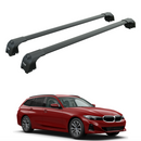 For Bmw 3 Touring (G21) | 2019-2025 Roof Rack Cross Bars Flush Rail, Black-1