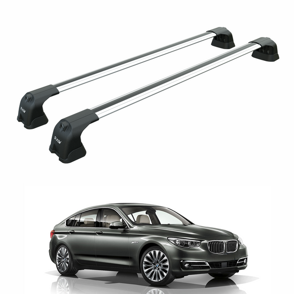 For Bmw 5 GT (F07) 2009-2017 Roof Rack Cross Bars Fix Point, Silver