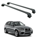 For Bmw X5 (E70) 2007-2013 Roof Rack Cross Bars Flush Rail, Black-1