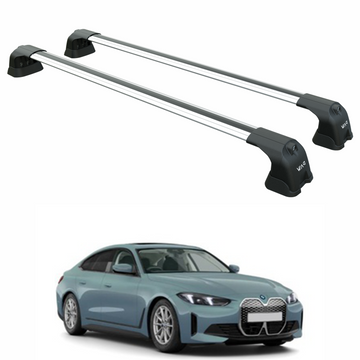 For Bmw i4 (G26) 2021-2025 Roof Rack Cross Bars Fix Point Alu Silver