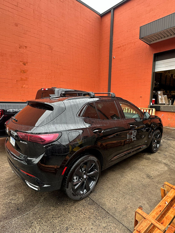 For Buick Envision (2021- Up) Roof Rack Cross Bars Flush Rails, Silver