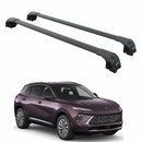 For Buick Envision (2021- Up) Roof Rack Cross Bars Flush Rails, Black-1