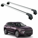 For Buick Envision (2021- Up) Roof Rack Cross Bars Flush Rails, Silver-1