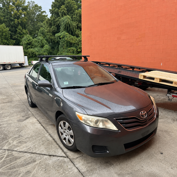 Für Toyota Camry 2018-Up Dachträger Querträger Metallhalterung Normales Dach Alu Schwarz