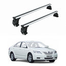 Toyota Camry XV40 2007-2011 silver roof rack cross bars for normal roof vehicles