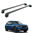 For Bmw iX3 (G08) 2020-2025 Roof Rack Cross Bars Flush Rails Alu Black-1